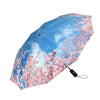 Cherry Blossoms Travel Umbrella – Compact, One-Touch Open & Close