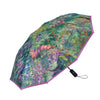 Monet Gardens at Giverny Travel Umbrella – Compact, One-Touch Open & Close