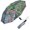Monet Gardens at Giverny Travel Umbrella – Compact, One-Touch Open & Close