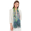 Monet Gardens at Giverny Long Sheer Scarf – Lightweight, Elegant, Silky-Soft