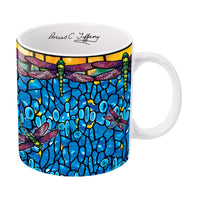 Tiffany "Dragonfly" - Purple Large Fine Art Mug – 14 oz Ceramic Coffee Cup