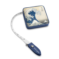Hokusai "The Great Wave" Compact Retractable Tape Measure – Dual-Sided, 60"/150cm