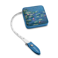 Monet "Water Lilies" Compact Retractable Tape Measure – Dual-Sided, 60"/150cm