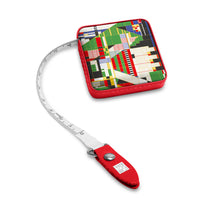 Frank Lloyd Wright "Hillside Curtain" Compact Retractable Tape Measure – Dual-Sided, 60"/150cm