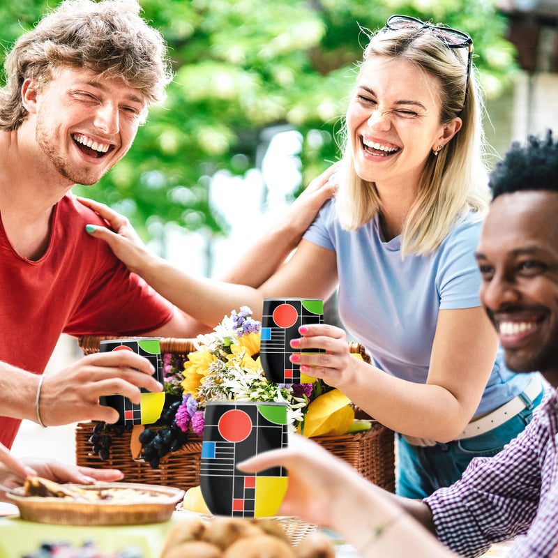 24 oz Water Bottle - Frank Lloyd Wright "Coonley Playhouse"