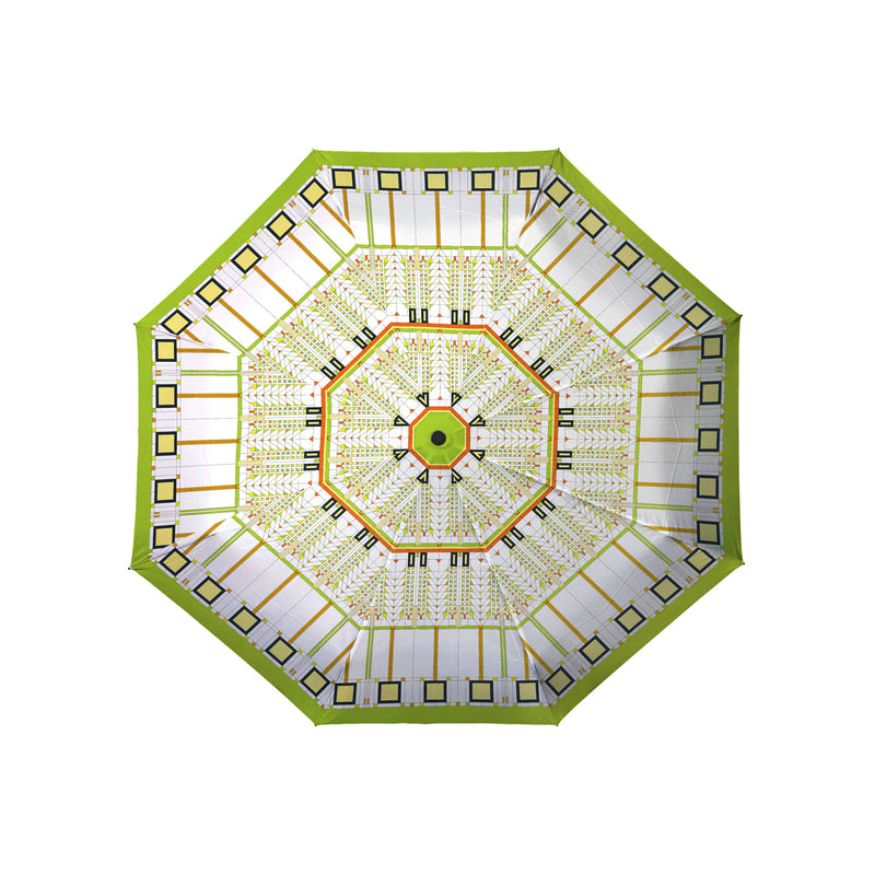 Frank Lloyd Wright Tree of Life Reverse Inverted Umbrella – Hands-Free, Windproof Design