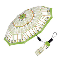 Frank Lloyd Wright Tree of Life Travel Umbrella – Compact, One-Touch Open & Close