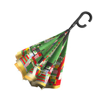 Frank Lloyd Wright Hillside Curtain Reverse Inverted Umbrella – Hands-Free, Windproof Design