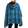 Tiffany Dragonfly Reversible Rain Cape – Lightweight Hooded Wrap for Women