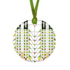Frank Lloyd Wright "Tree of Life" Porcelain Keepsake Ornament – Flat Ceramic, Gift-Ready