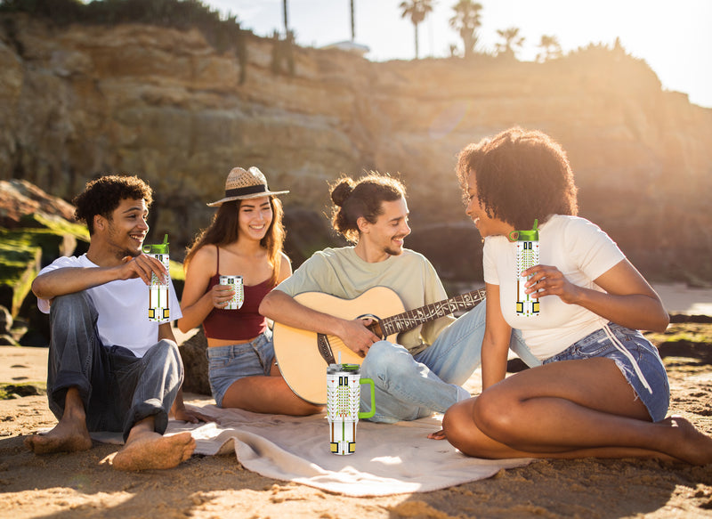 24 oz Water Bottle - Frank Lloyd Wright "Tree of Life"