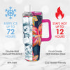 30 oz Tumbler - EttaVee "Bold Flowers"