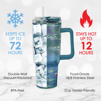 30 oz Tumbler - Monet "Water Lilies"