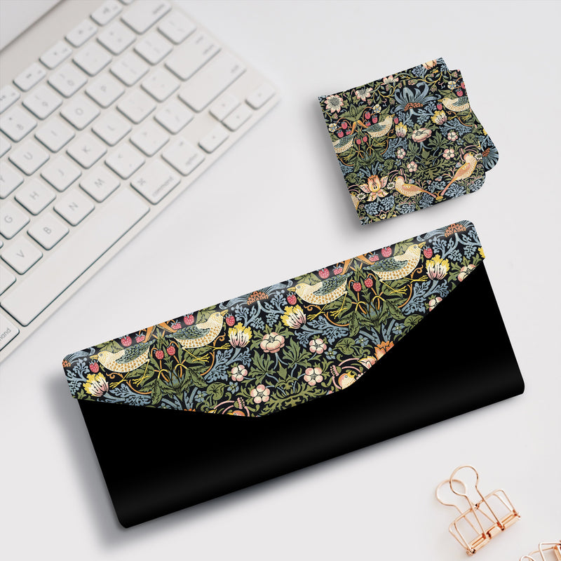 William Morris "Strawberry Thief" Folding Glasses Case