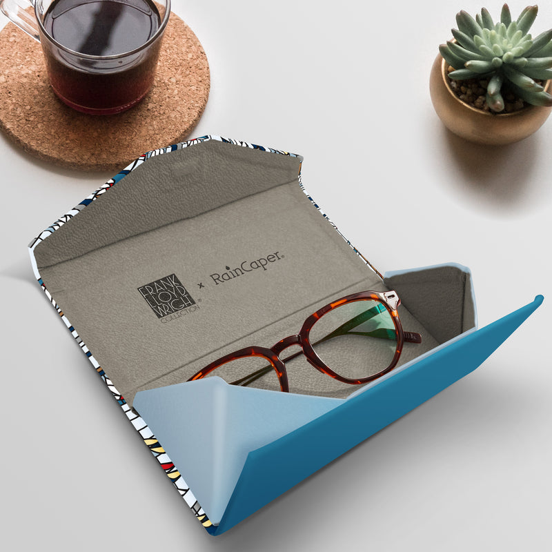 Frank Lloyd Wright "Waterlilies" Folding Glasses Case – Compact & Protective