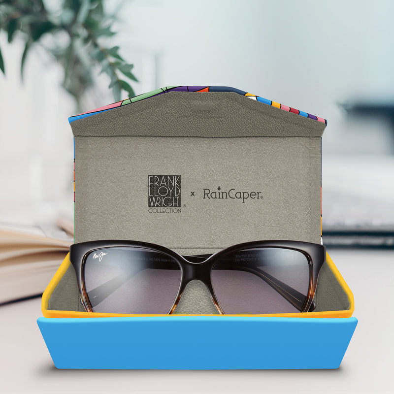 Frank Lloyd Wright "Hoffman Rug" Folding Glasses Case – Compact & Protective