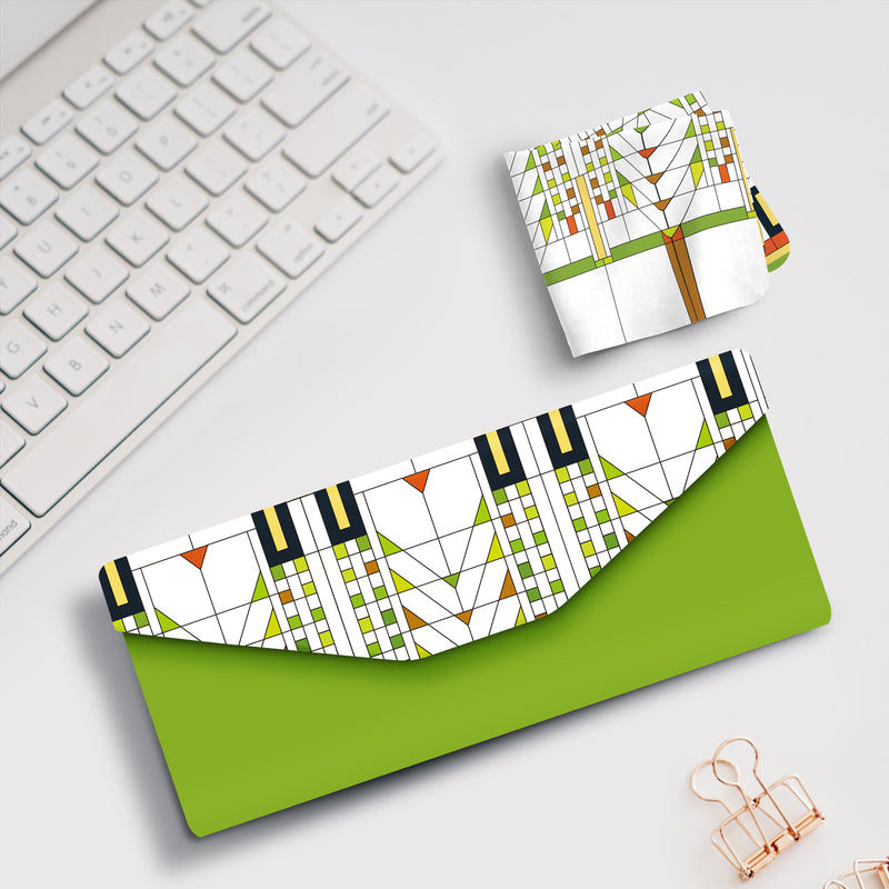 Frank Lloyd Wright "Tree of Life" Folding Glasses Case – Compact & Protective