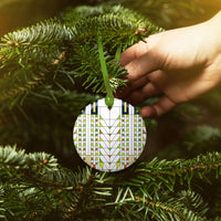 Frank Lloyd Wright "Tree of Life" Porcelain Keepsake Ornament – Flat Ceramic, Gift-Ready