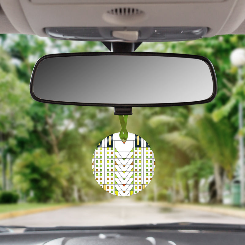 Frank Lloyd Wright "Tree of Life" Porcelain Keepsake Ornament – Flat Ceramic, Gift-Ready