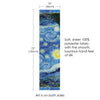 van Gogh Starry Night Long Sheer Scarf – Lightweight, Elegant, Silky-Soft