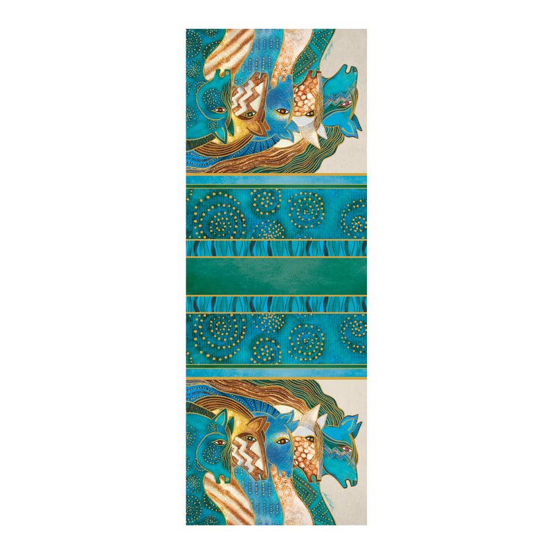 Laurel Burch Sky Mares  Silk Blend Shawl – Lightweight Dressy Wrap for Women