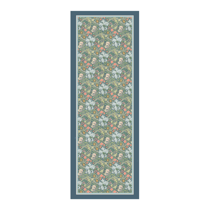 William Morris "Golden Lily" Silk Blend Shawl – Lightweight Dressy Wrap for Women