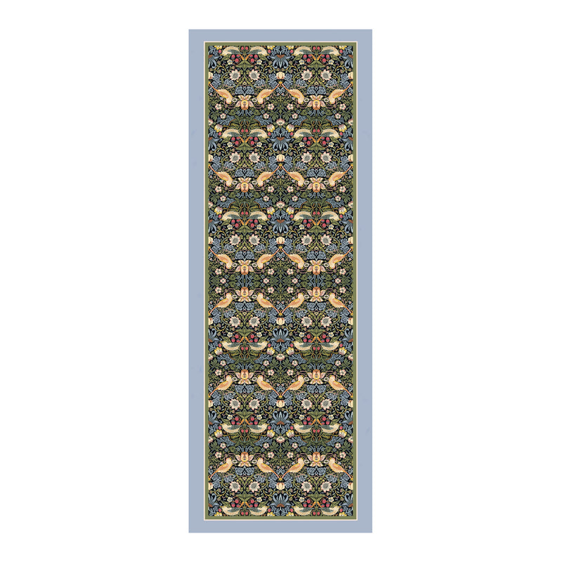 William Morris "Strawberry Thief" Silk Blend Shawl – Lightweight & Elegant Evening Wrap