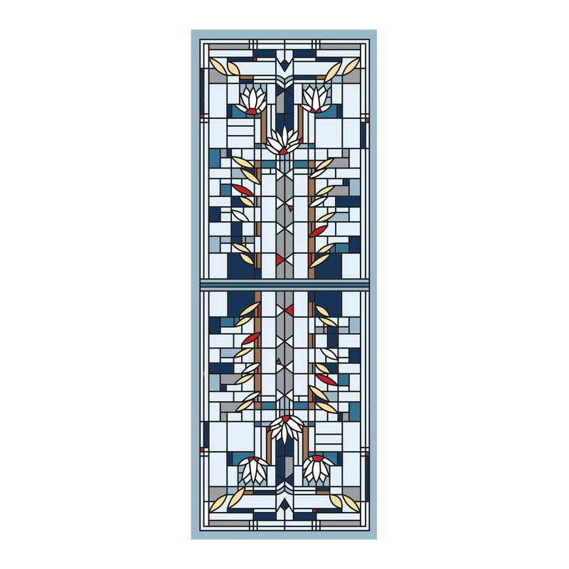 Frank Lloyd Wright Waterlilies Silk Blend Shawl – Lightweight & Elegant Evening Wrap