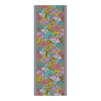 Laurel Burch Lavender Floral Silk Blend Women's Fashion Shawl