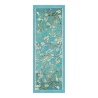 van Gogh Almond Blossom   Silk Blend Shawl – Lightweight Dressy Wrap for Women