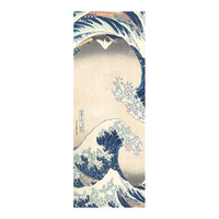 Hokusai "The Great Wave" Silk Blend Shawl – Lightweight Dressy Wrap for Women