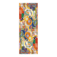 Delaunay Portuguese Woman Silk Blend Shawl – Lightweight Dressy Wrap for Women