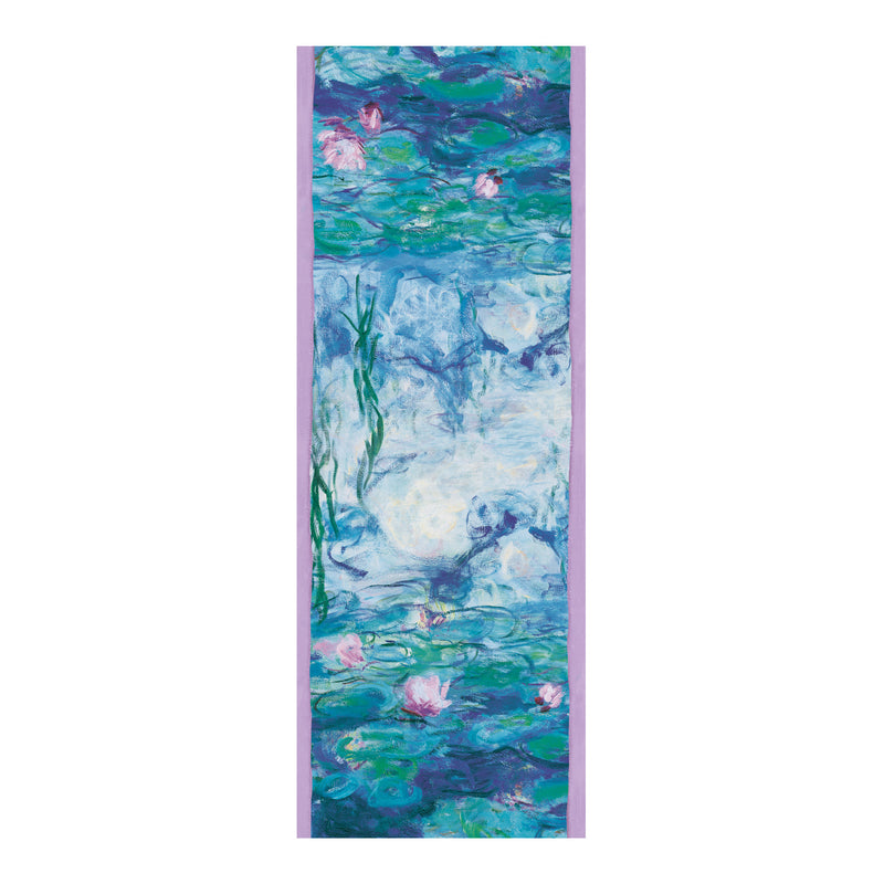 Fine Art Silk Blend Shawl Monet Nympheas