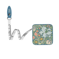 William Morris "Golden Lily" Compact Retractable Tape Measure – Dual-Sided, 60"/150cm