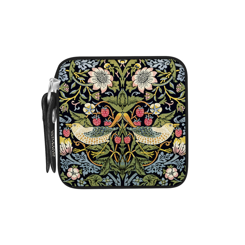 William Morris "Strawberry Thief" Compact Retractable Tape Measure – Dual-Sided, 60"/150cm