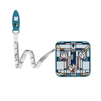 Frank Lloyd Wright "Waterlilies" Compact Retractable Tape Measure – Dual-Sided, 60"/150cm