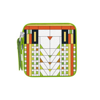 Frank Lloyd Wright "Tree of Life" Compact Retractable Tape Measure – Dual-Sided, 60"/150cm