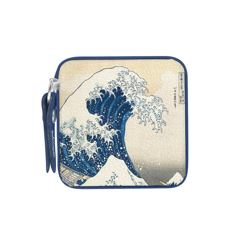 Hokusai "The Great Wave" Compact Retractable Tape Measure – Dual-Sided, 60"/150cm