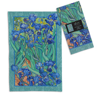 van Gogh Irises Cotton Tea Towel – Flat Weave, Absorbent