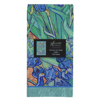 van Gogh Irises Cotton Tea Towel – Flat Weave, Absorbent