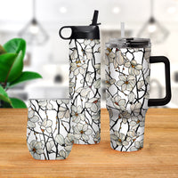 Tiffany "Magnolia" Insulated Drinkware Set of 3, 1 per size