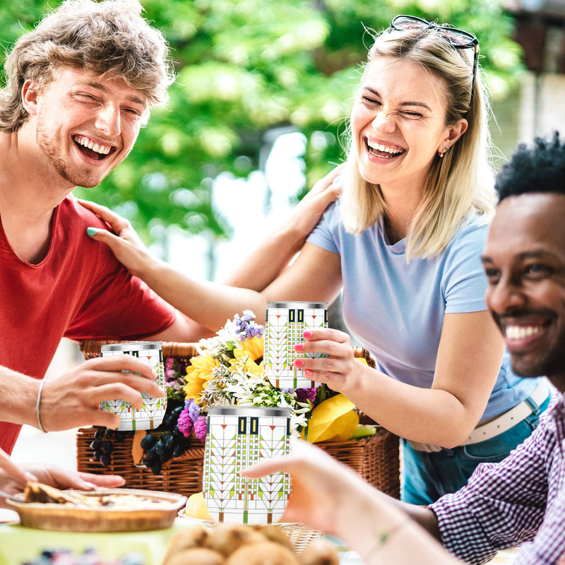 30 oz Tumbler - Frank Lloyd Wright "Tree of Life" - Silver Rim