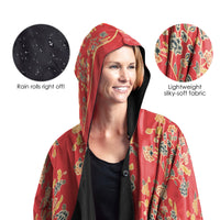 Ellery Womens Rain Cape - Rainproof Breathable Rain Poncho