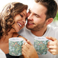 William Morris "Golden Lily" Large Fine Art Mug – 14 oz Ceramic Coffee Cup