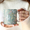 William Morris "Golden Lily" Large Fine Art Mug – 14 oz Ceramic Coffee Cup