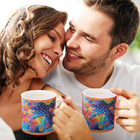 Laurel Burch "Celestial Magic" Large Fine Art Mug – 14 oz Ceramic Coffee Cup