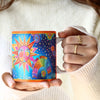 Laurel Burch "Celestial Magic" Large Fine Art Mug – 14 oz Ceramic Coffee Cup