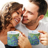 van Gogh "Irises" Large Fine Art Mug – 14 oz Ceramic Coffee Cup
