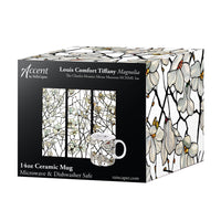 Tiffany "Magnolia" Large Fine Art Mug – 14 oz Ceramic Coffee Cup