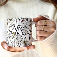 Tiffany "Magnolia" Large Fine Art Mug – 14 oz Ceramic Coffee Cup